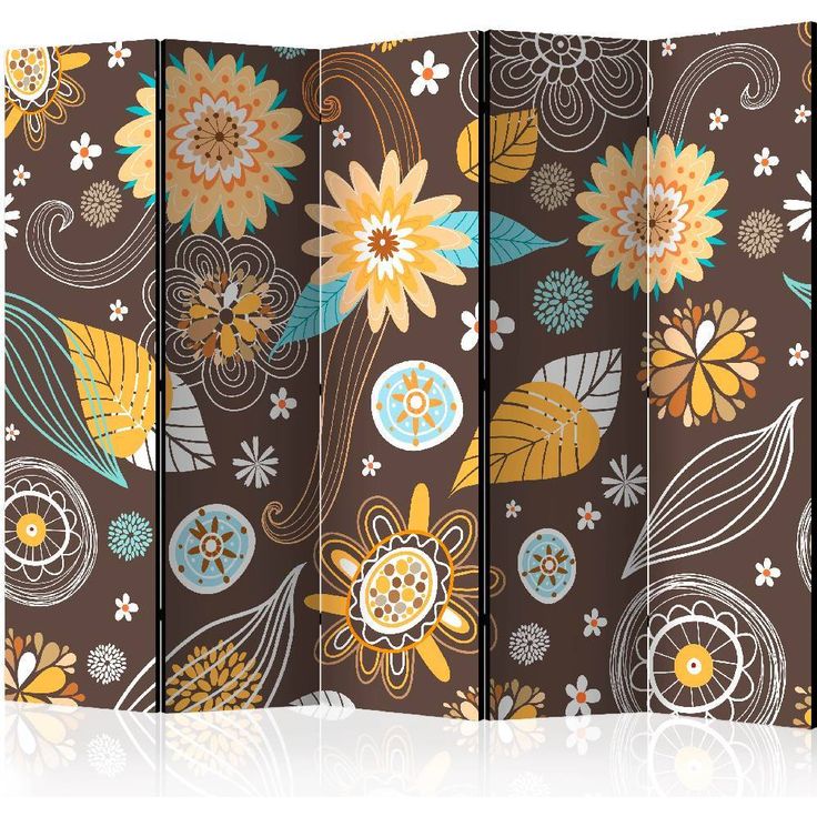 Sermi Artgeist Transparent flowers II, 225x172cm