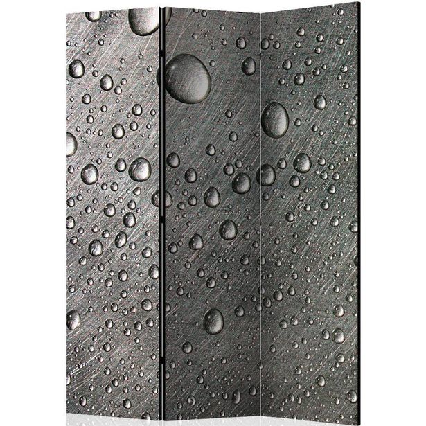 Sermi Artgeist Steel surface with water drops, 135x172cm