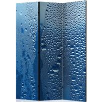 Sermi Artgeist Water drops on blue glass, 135x172cm