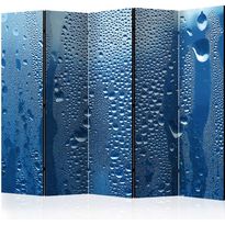 Sermi Artgeist Water drops on blue glass II, 225x172cm