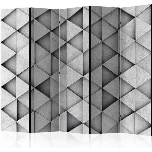Sermi Artgeist Grey Triangles II, 225x172cm