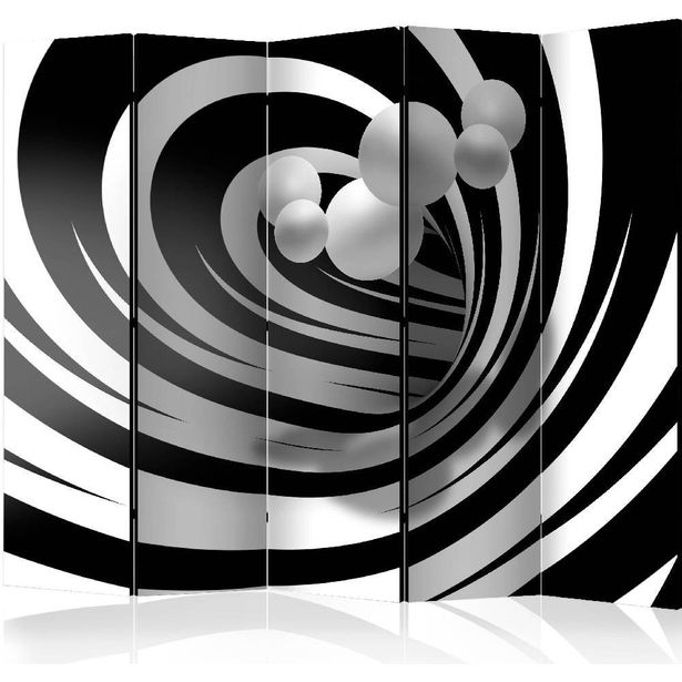 Sermi Artgeist Twisted In Black & White II, 225x172cm