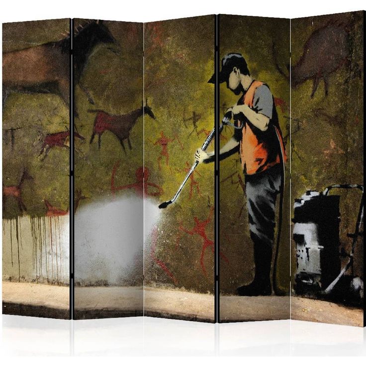 Sermi Artgeist Banksy - Cave Painting II, 225x172cm