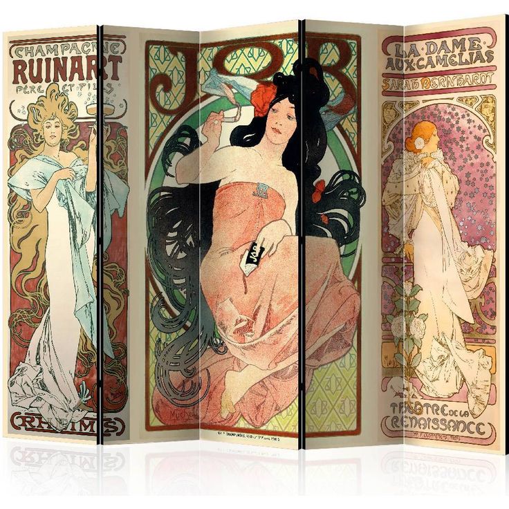 Sermi Artgeist Alphonse Mucha. Women's II, 225x172cm