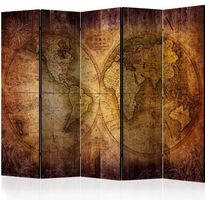 Sermi Artgeist World on old map II, 225x172cm