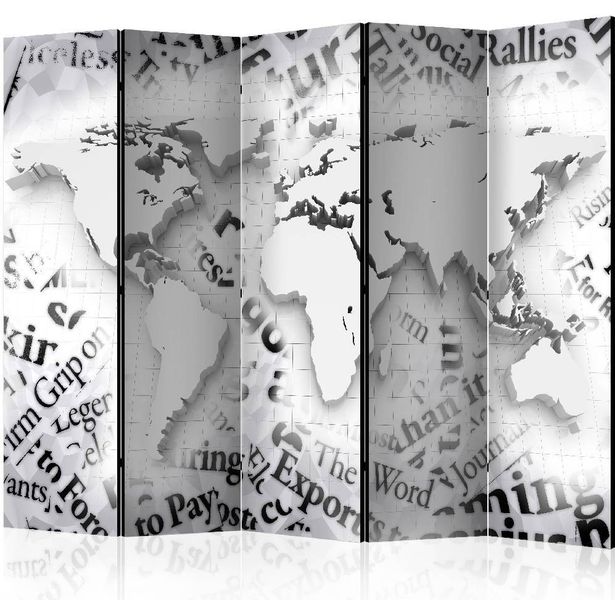 Sermi Artgeist The world of newspapers II, 225x172cm