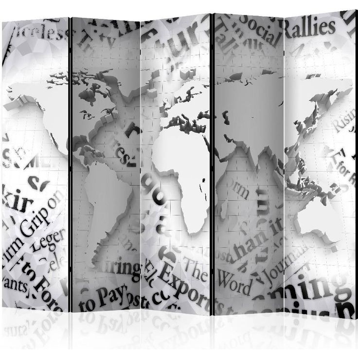 Sermi Artgeist The world of newspapers II, 225x172cm