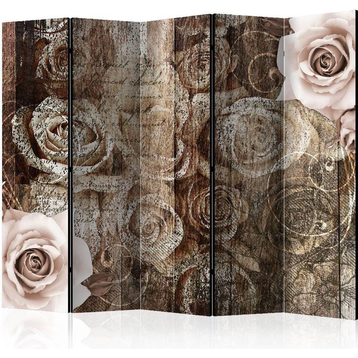 Sermi Artgeist Old Wood & Roses II, 225x172cm