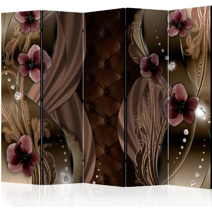Sermi Artgeist Burgundy pansies II, 225x172cm