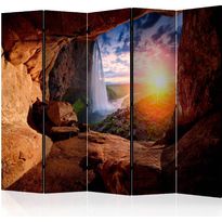Sermi Artgeist Cave: Seljalandsfoss Waterfall II, 225x172cm