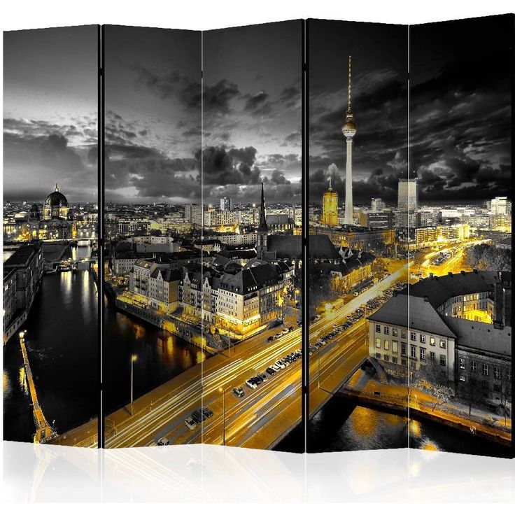 Sermi Artgeist Berlin at night, 225x172cm