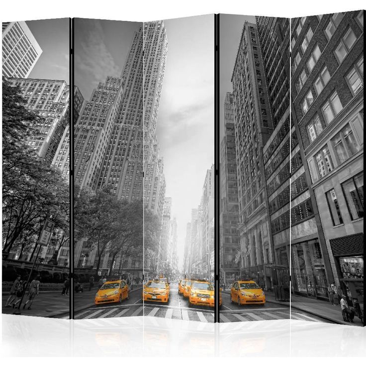 Sermi Artgeist New York - yellow taxis II, 225x172cm