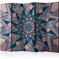 Sermi Artgeist Star Mandala -Brown and Blue II, 225x172cm