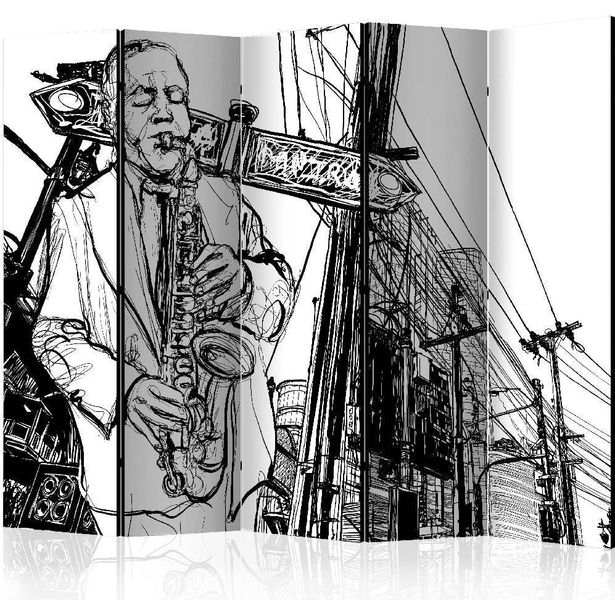 Sermi Artgeist Saxophone recital on Broadway II, 225x172cm