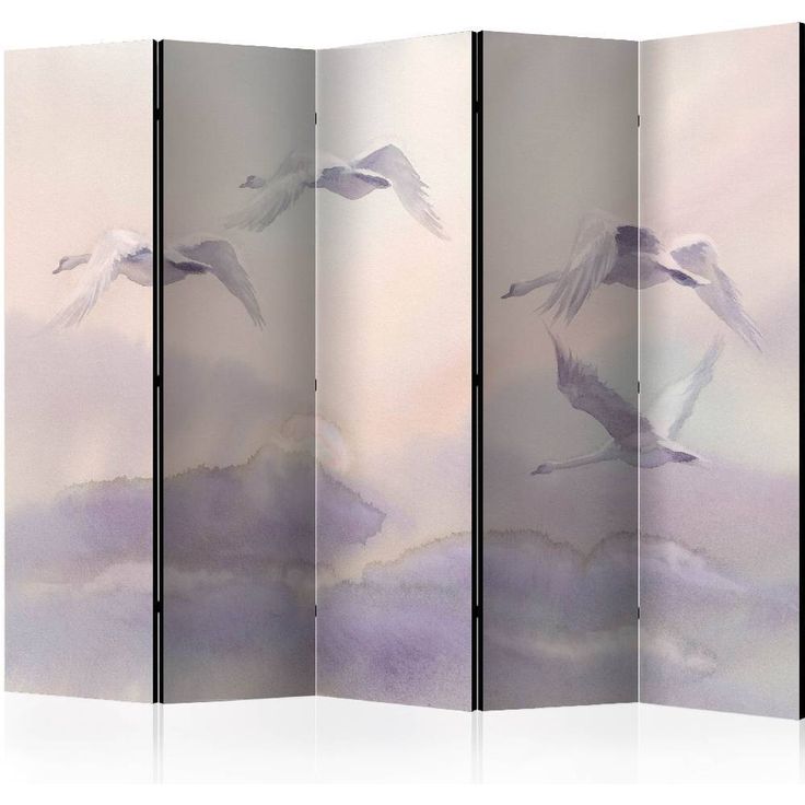 Sermi Artgeist Flying Swans II, 225x172cm