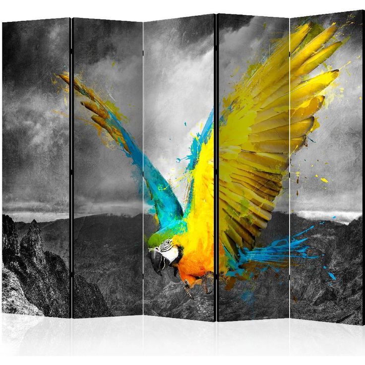 Sermi Artgeist Exotic parrot II, 225x172cm