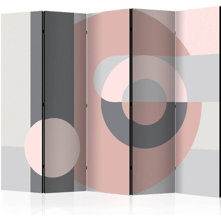 Sermi Artgeist Geometric Wreath Pink II, 225x172cm