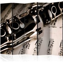 Sermi Artgeist Clarinet and music notes II, 225x172cm