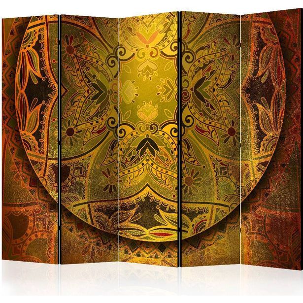 Sermi Artgeist Mandala: Golden Poem II, 225x172cm