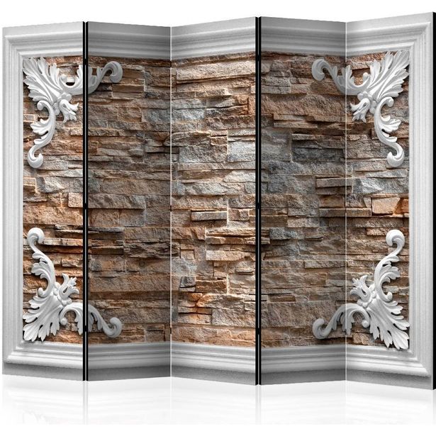 Sermi Artgeist Brick in the Frame Brown II, 225x172cm