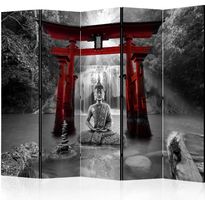Sermi Artgeist Buddha Smile Red II, 225x172cm