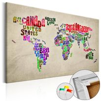 Korkkitaulu Artgeist Global Tournee, eri kokoja