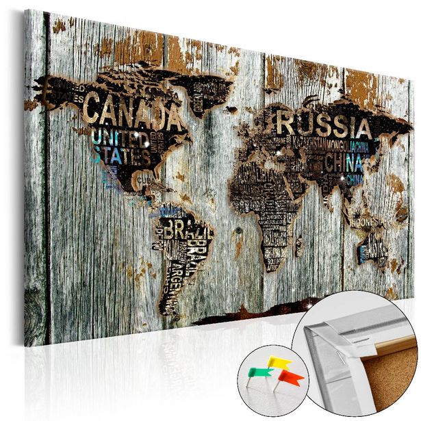 Korkkitaulu Artgeist Wooden Border, eri kokoja