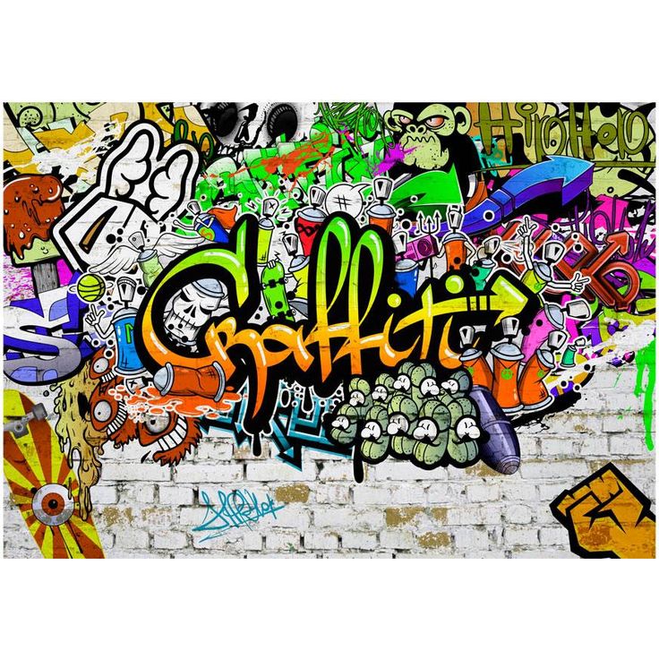 Kuvatapetti Artgeist Graffiti on the Wall, eri kokoja
