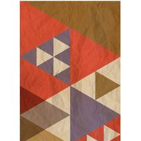 Tapetti Artgeist Patchwork, 50x1000cm