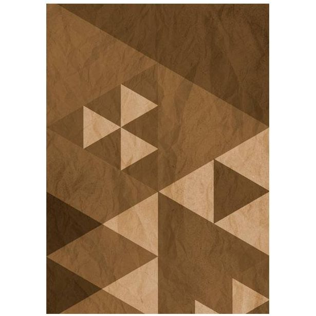 Tapetti Artgeist Brown patchwork, 50x1000cm