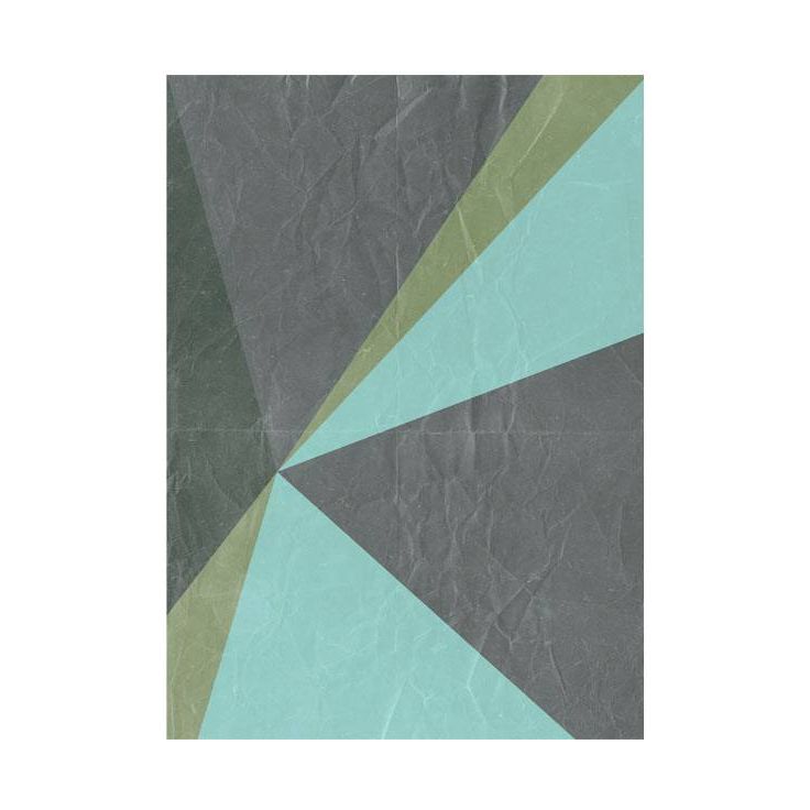 Tapetti Artgeist Gray triangles, 50x1000cm