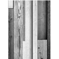 Tapetti Artgeist Gray wood, 50x1000cm