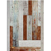 Tapetti Artgeist Labyrinth of wooden planks, 50x1000cm