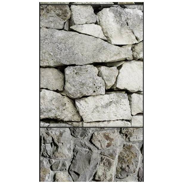 Tapetti Artgeist Gray stones, 50x1000cm