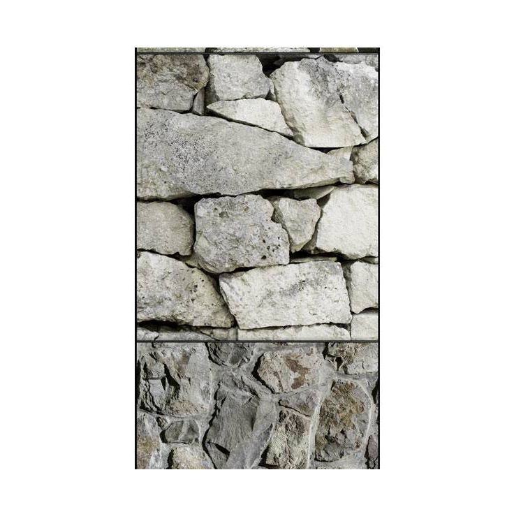Tapetti Artgeist Gray stones, 50x1000cm