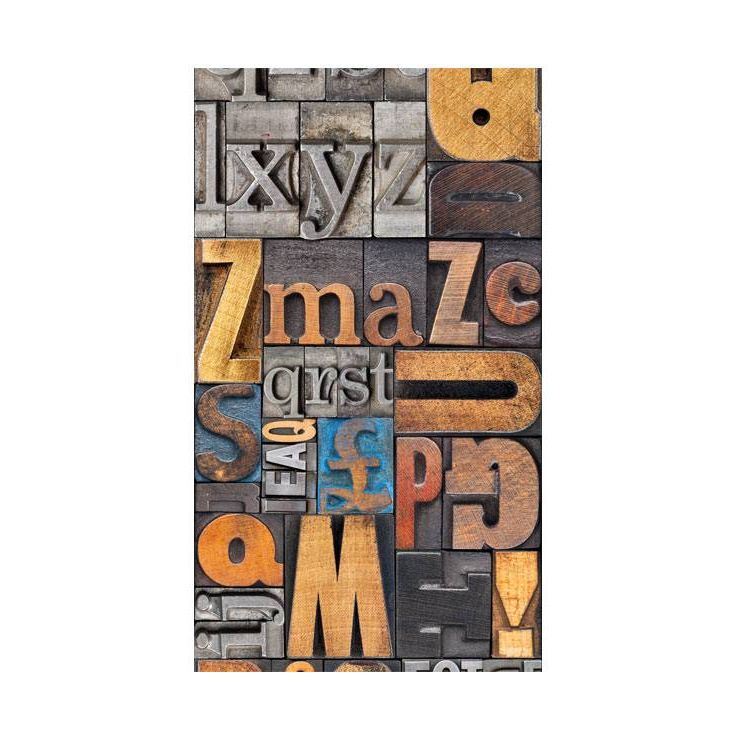 Tapetti Artgeist Verbal puzzle, 50x1000cm