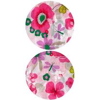 Tapetti Artgeist Pink meadow - circle, 50x1000cm