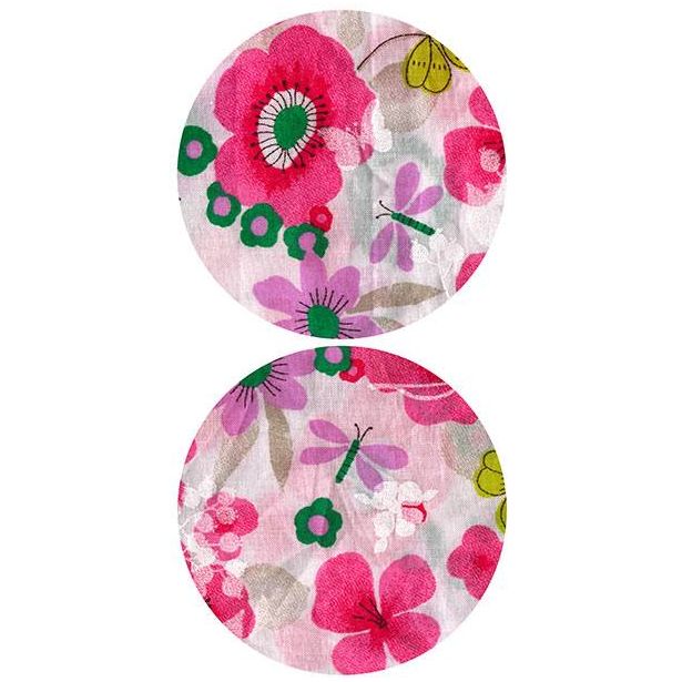 Tapetti Artgeist Pink meadow - circle, 50x1000cm