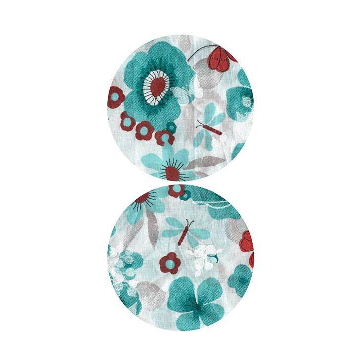 Tapetti Artgeist Turquoise meadow - circle, 50x1000cm