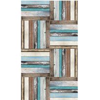 Tapetti Artgeist Wooden weave of colors, 50x1000cm
