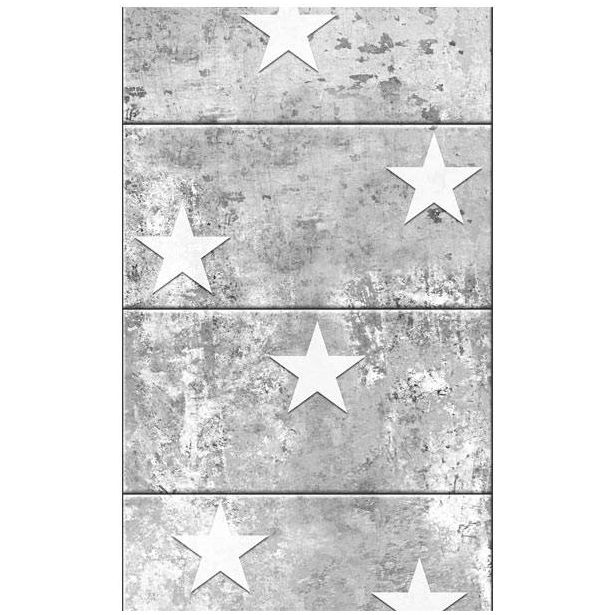 Tapetti Artgeist Stars On Concrete, 50x1000cm