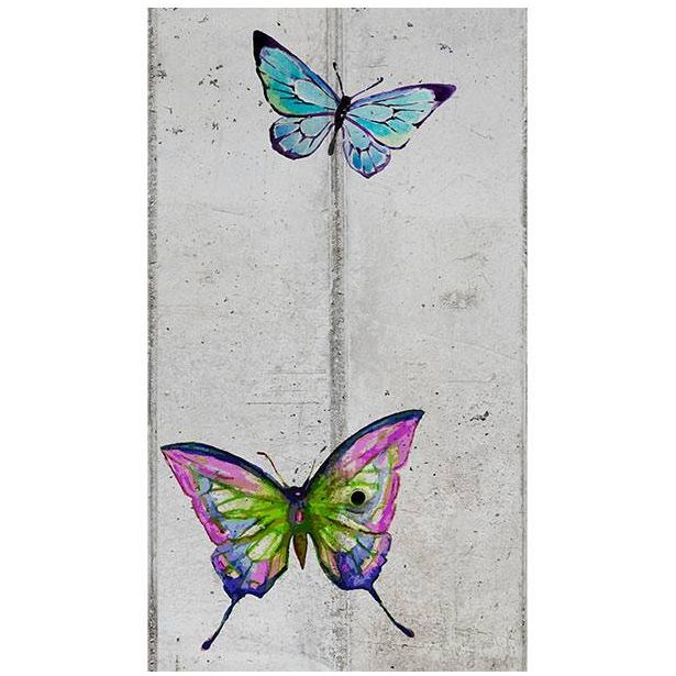 Tapetti Artgeist Butterflies and Concrete, 50x1000cm