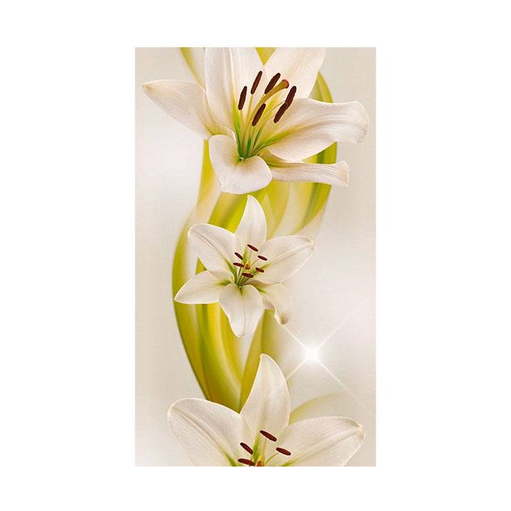 Tapetti Artgeist Lilies avant-garde, 50x1000cm