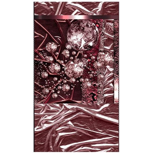 Tapetti Artgeist Carmine Madness, 50x1000cm