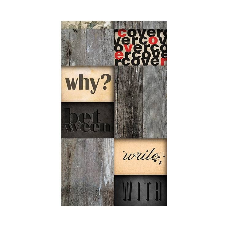 Tapetti Artgeist Wooden Inscription, 50x1000cm