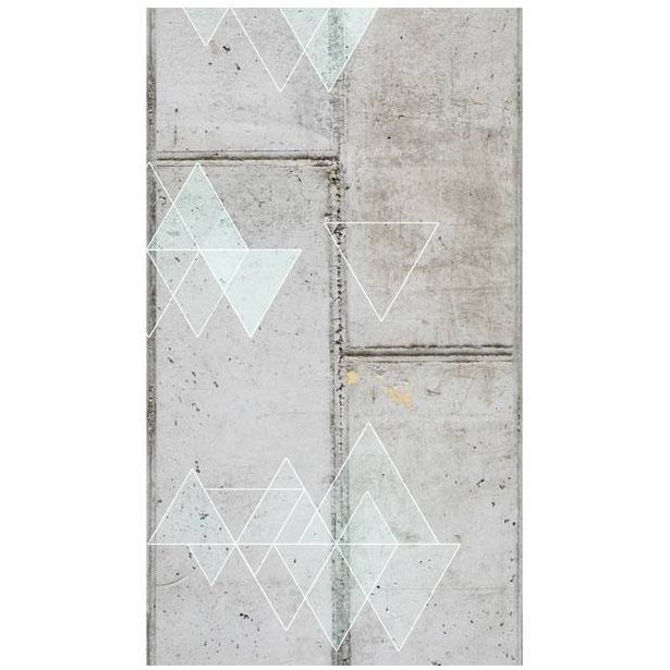 Tapetti Artgeist Concrete and Triangles, 50x1000cm