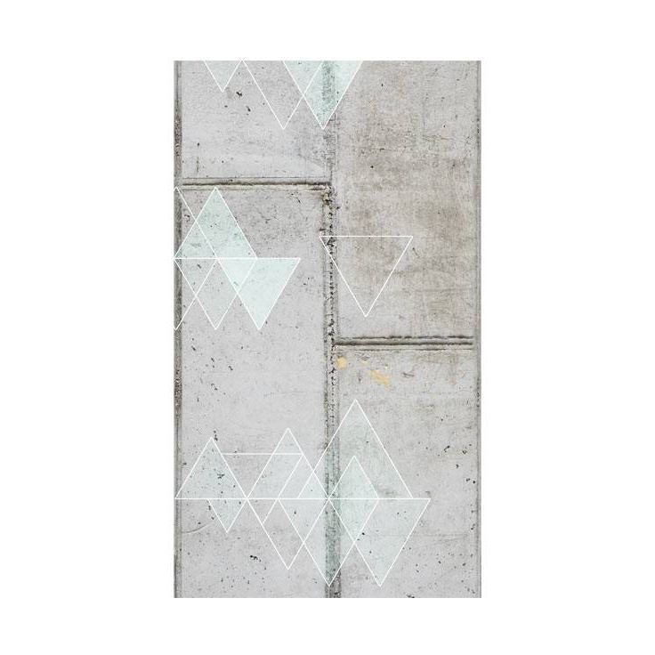 Tapetti Artgeist Concrete and Triangles, 50x1000cm