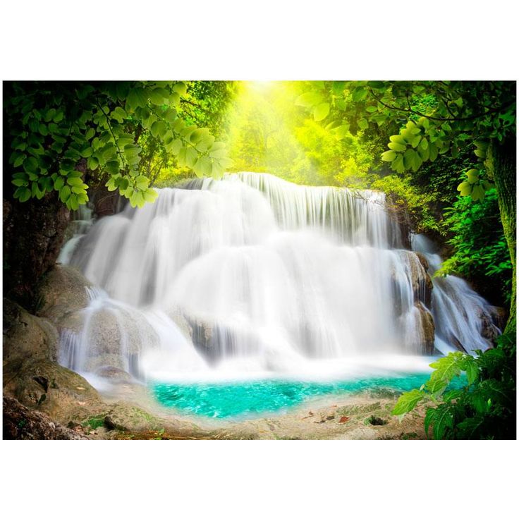 Sisustustarra Artgeist Arcadian waterfall, eri kokoja