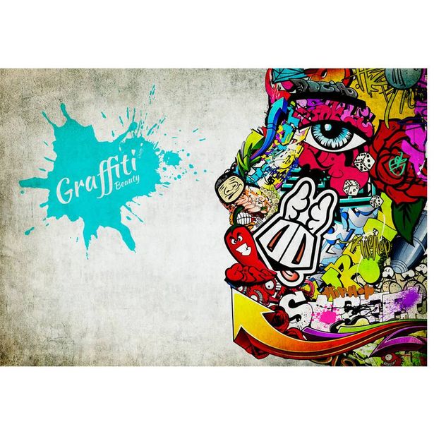 Sisustustarra Artgeist Graffiti beauty, eri kokoja
