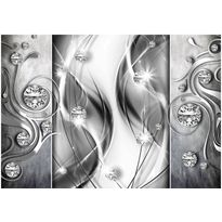 Sisustustarra Artgeist Diamonds in Silver, eri kokoja
